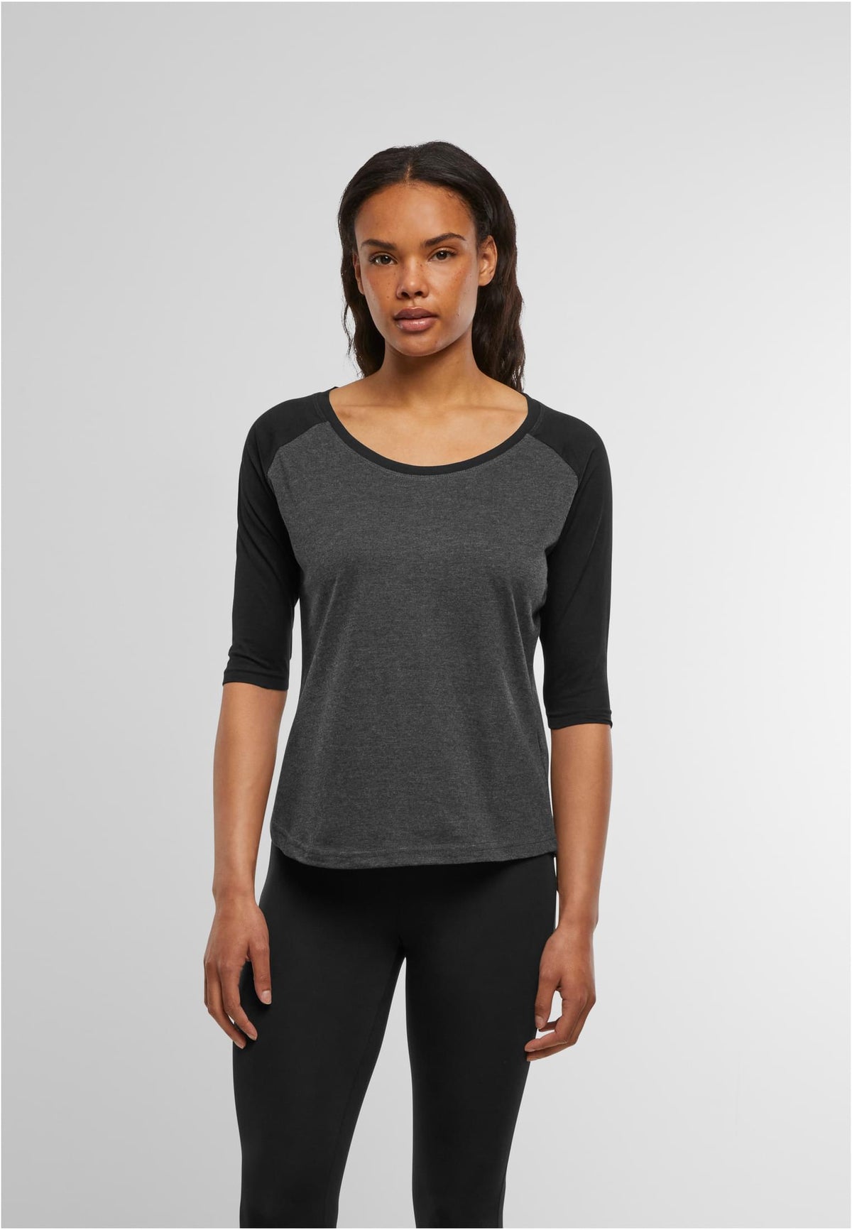 Ladies 3/4 Contrast Raglan Tee - workoutbrands.com