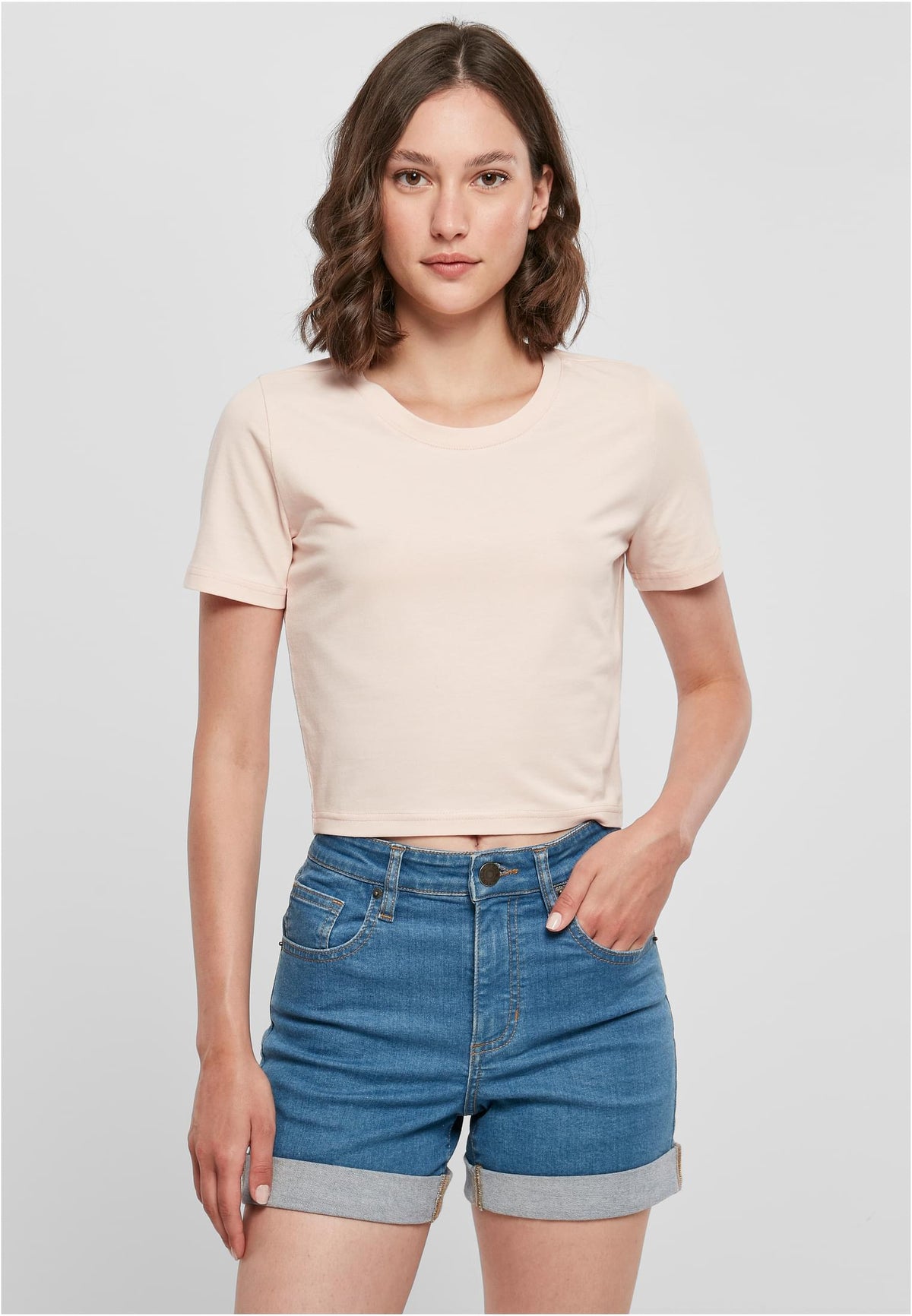 Ladies Cropped Tee - workoutbrands.com