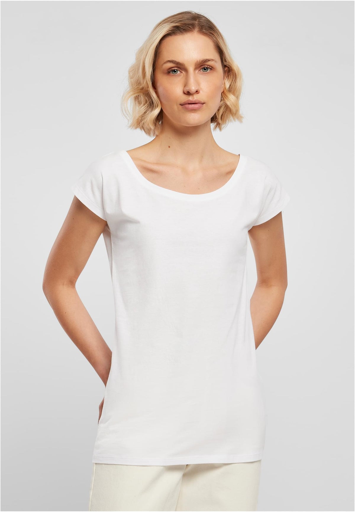 Ladies Wide Neck Tee - workoutbrands.com