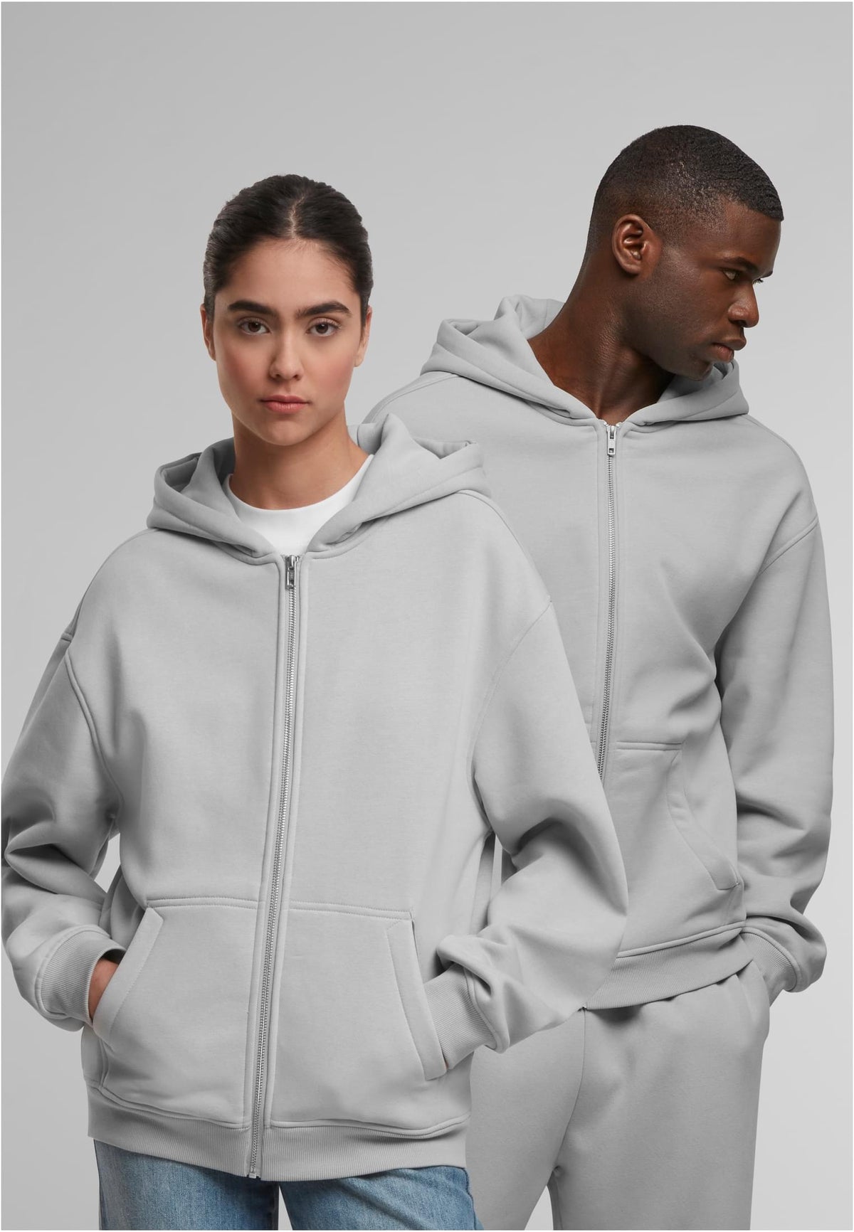 Oversized Zip Hoody - workoutbrands.com