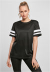 Ladies Mesh Stripe Tee