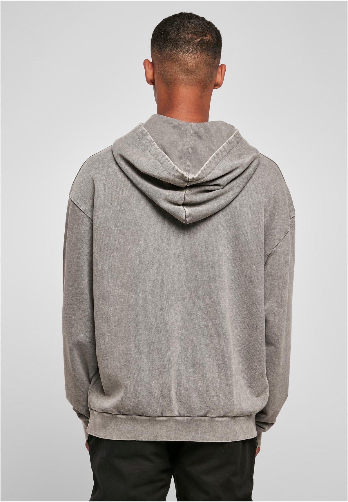 Acid Washed Oversized Hoody - workoutbrands.com