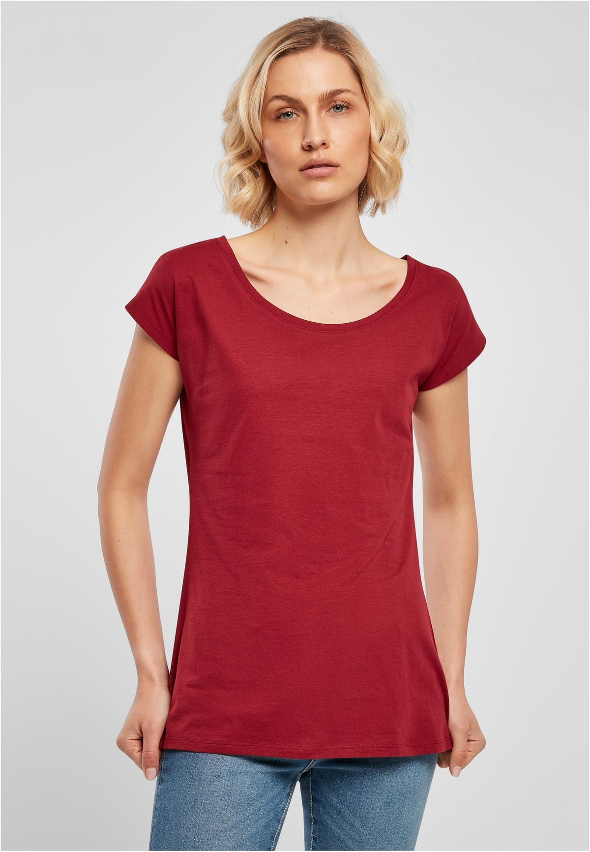 Ladies Wide Neck Tee - workoutbrands.com