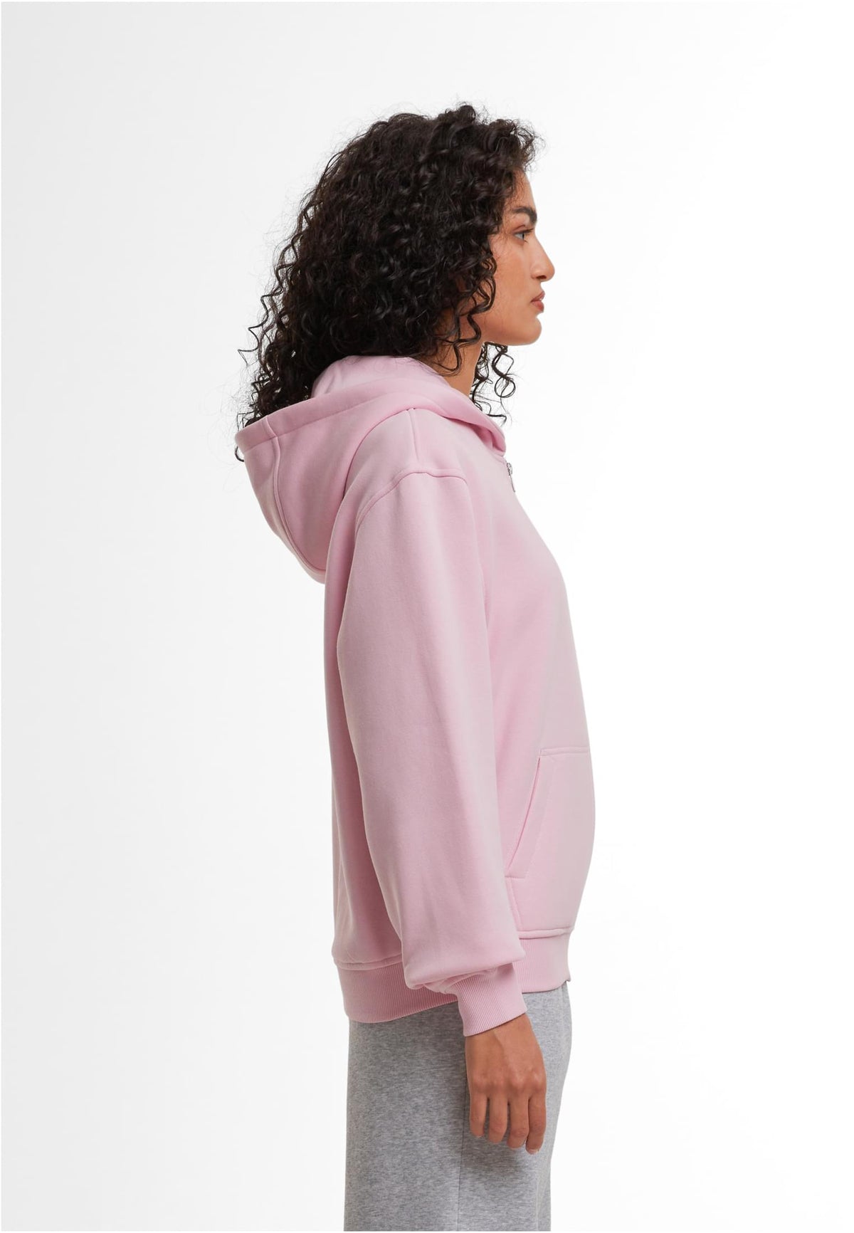 Ladies Loose Fit Zip Hoody - workoutbrands.com