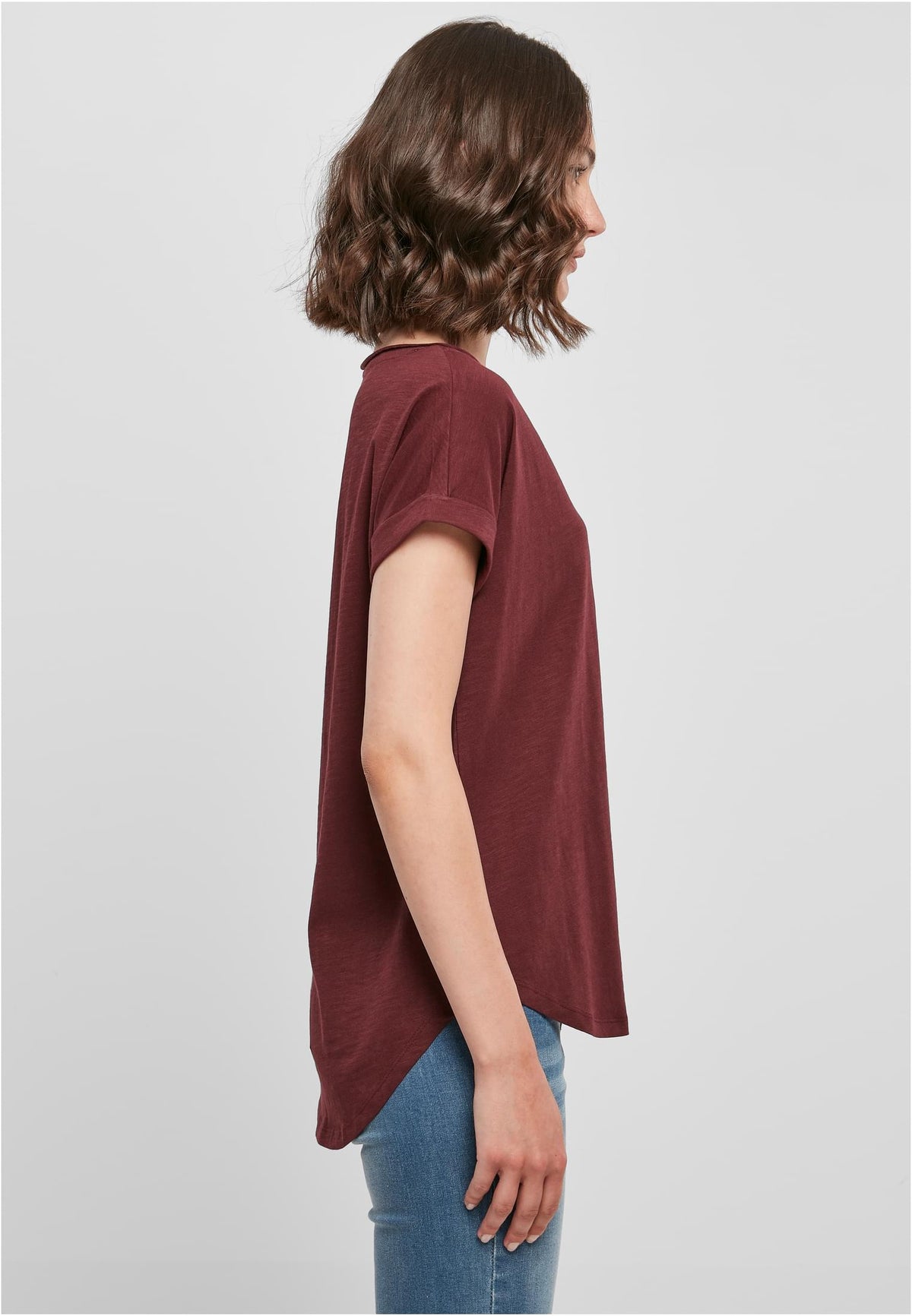 Ladies Long Slub Tee - workoutbrands.com