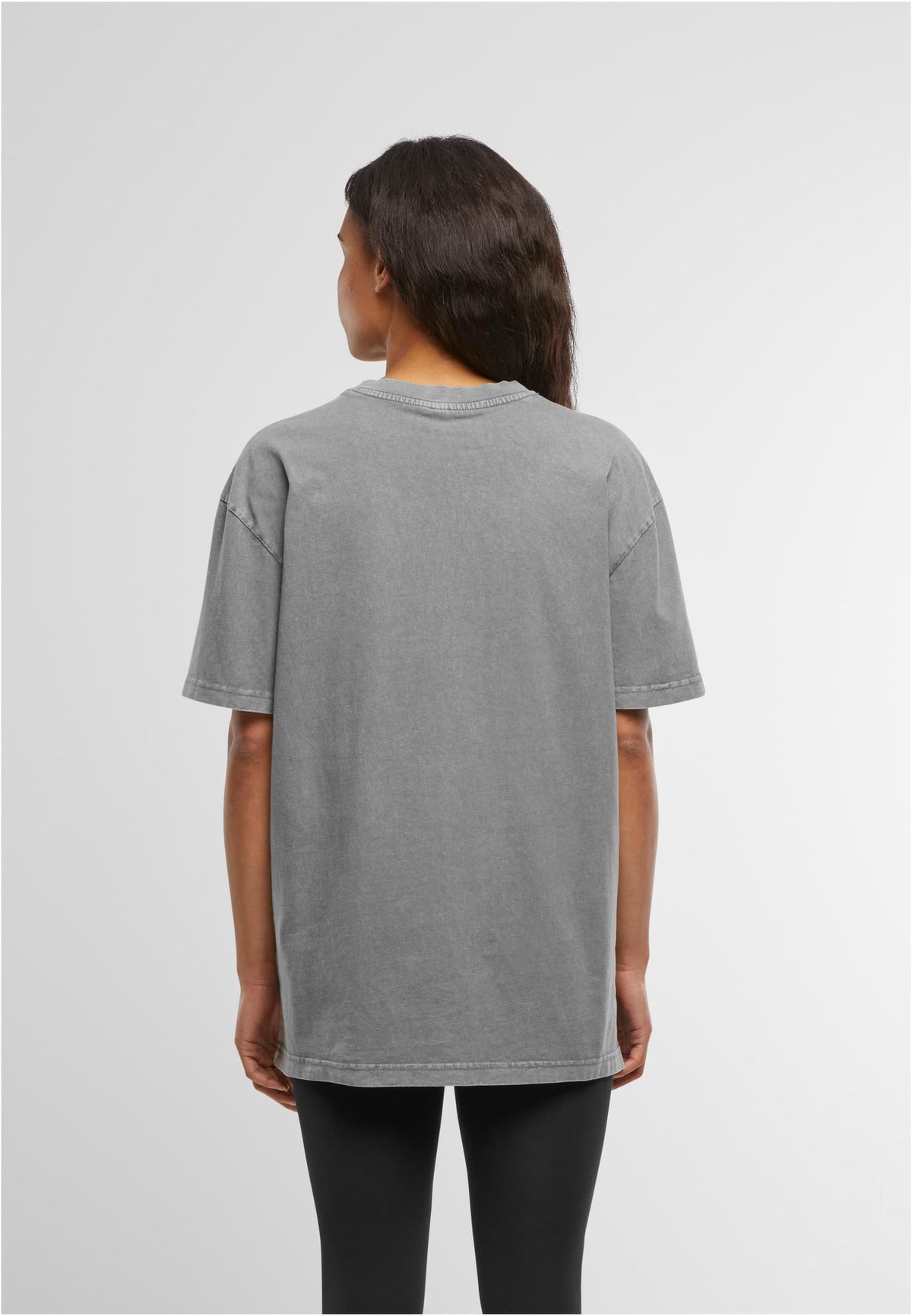 Ladies Oversized Acid Wash Tee - workoutbrands.com