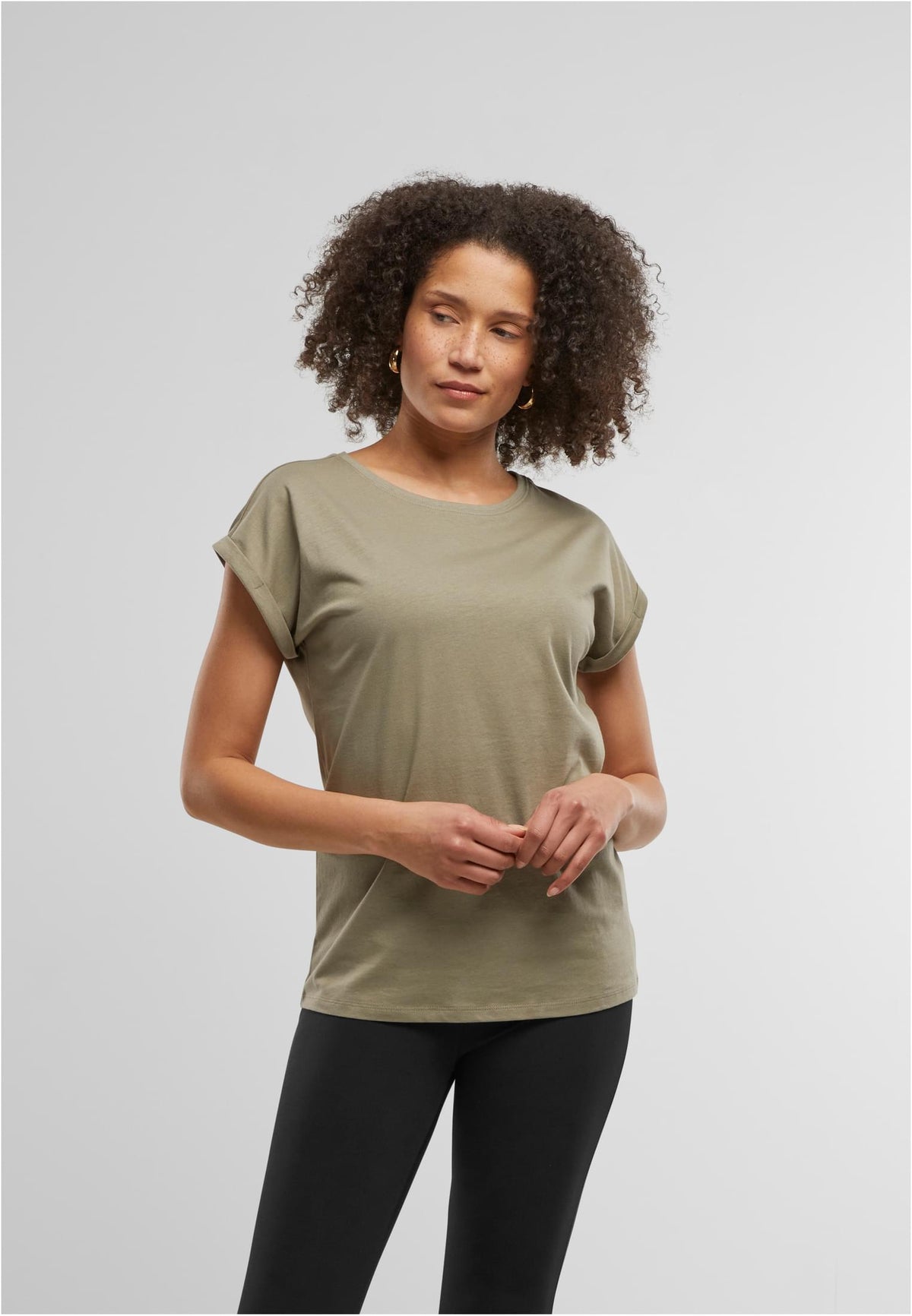Ladies Regular Extended Shoulder Tee - workoutbrands.com