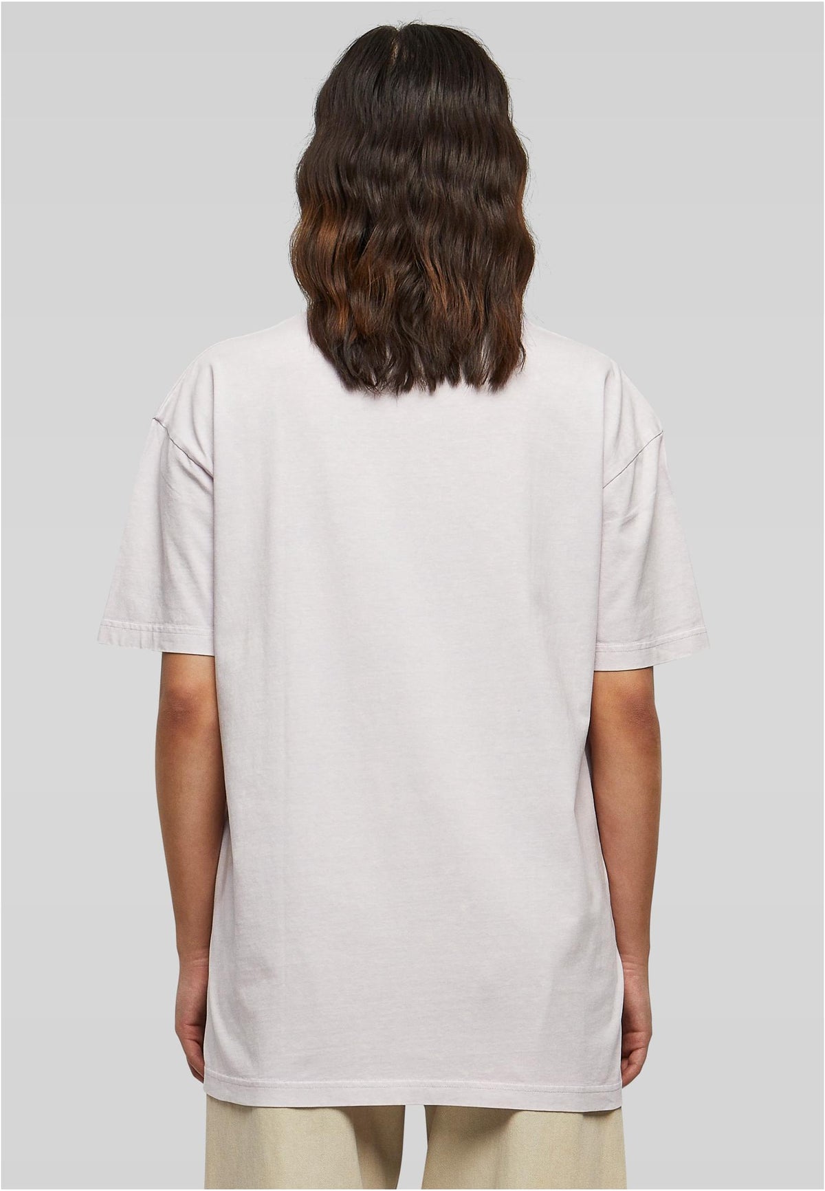 Ladies Oversized Acid Wash Tee - workoutbrands.com