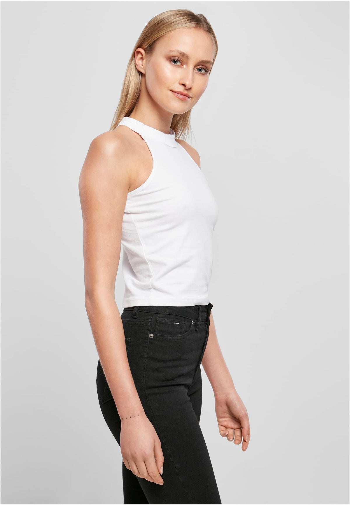 Ladies Turtleneck Short Top - workoutbrands.com