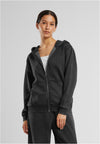 Ladies Vintage Heavy Zip Hoody