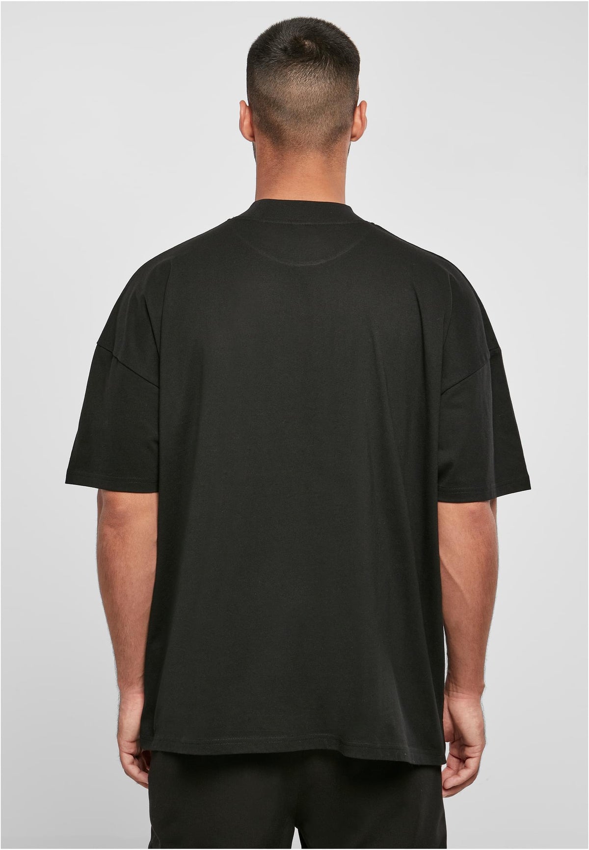 Oversized Mock Neck Tee - workoutbrands.com