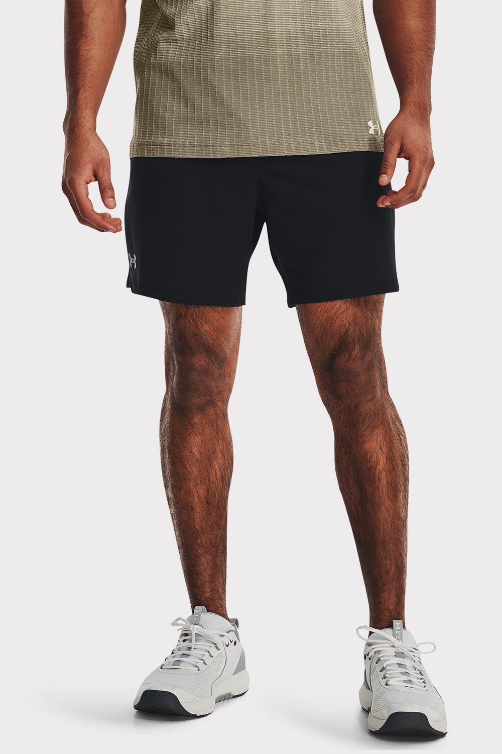 UA Vanish Woven 6in Shorts - crne