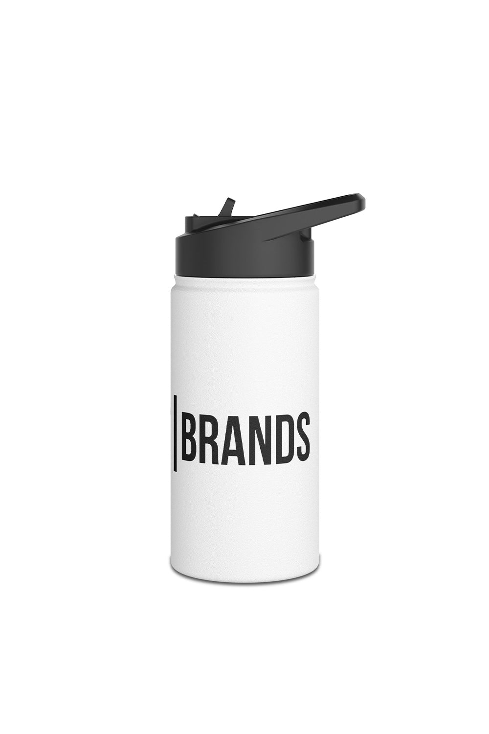 WB Stainless Steel Water Bottle - Branco/Preto